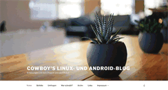 Desktop Screenshot of cowboys-linuxblog.de