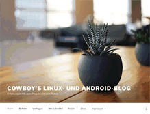 Tablet Screenshot of cowboys-linuxblog.de